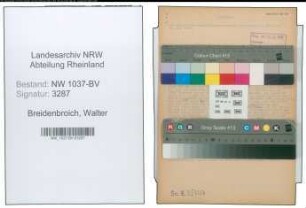 Entnazifizierung Walter Breidenbroich , geb. 26.05.1904 (Gastwirt)