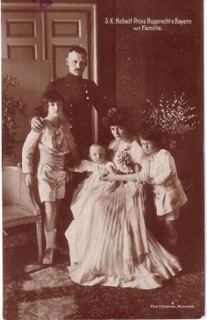 Prinz Rupprecht von Bayern mit Familie