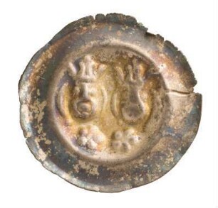 Münze, Pfennig, Brakteat, 1250/1300