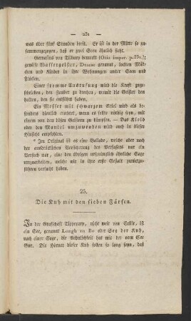 25. Die Kuh mit den sieben Färsen.