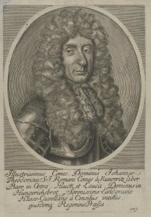 Bildnis des Johannes Theodoricus, Comes a Kunowitz