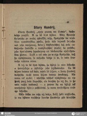 Stary Handrij