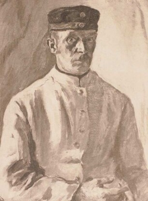 Selbstbildnis als Soldat