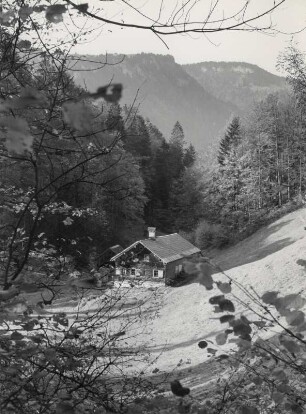 romantische Landschaft des Bregenzerwaldes bei Bezegg