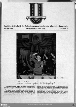 Der Führer spricht in Königsberg!