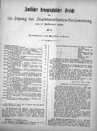 No 6, 11. Februar 1886