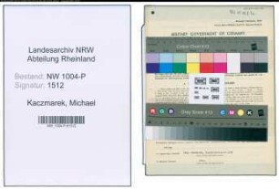 Entnazifizierung Michael Kaczmarek , geb. 07.09.1880 (Strassenbahnfahrer)