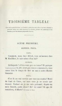 Troisième Tableau