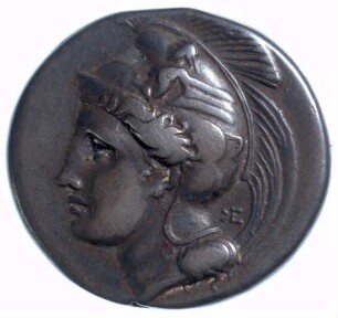 Münze, Didrachme, 4. Jahrhundert v. Chr.
