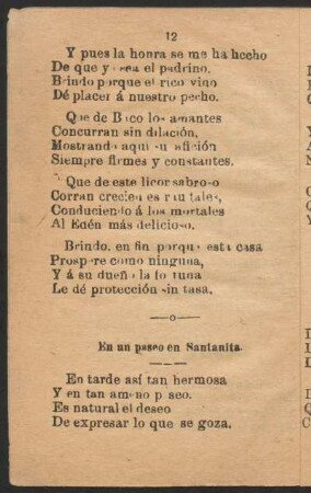 En un paseo en Santanita.