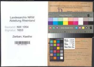 Entnazifizierung Kaethe Zerban , geb. 12.05.1905 ()