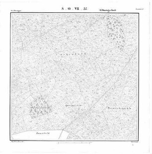 Kartenblatt SO VII 35 Stand 1821