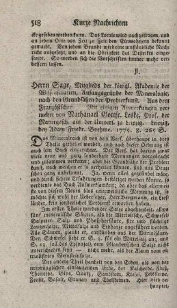 Anfangsgründe der Mineralogie nach den Grundsätzen der Probierkunst.