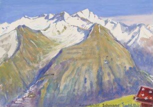 Blick vom Stubeikogl bei Gastein