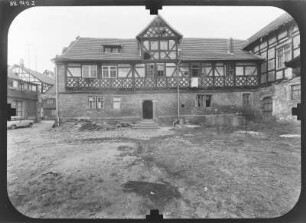 Wasungen, Schulgasse 2. Weyenhof (1630-1632). Hofansicht