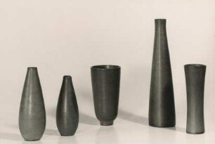 Vase Modell "Vb 9/1", Modell "Kg 2", Modell "Vb 2", Modell "Vg 10/b", Modell "Vg 10/1" von Heinz H. Engler