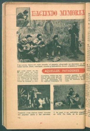 Haciendo memoria: Aquellos payadores ...
