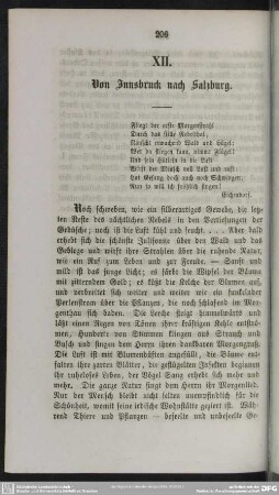 XII. Von Innsbruck nach Salzburg
