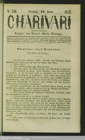 6.1847=246: Charivari