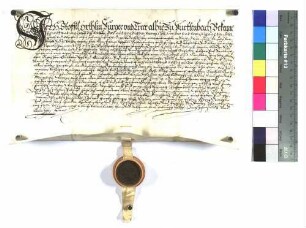 Kaufbrief von Stoffel Orthlin, Bürger und Dreher zu Burtenbach