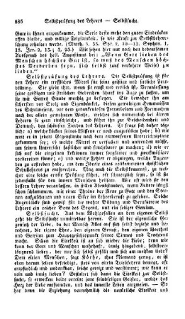 Selbstprüfung des Lehrers