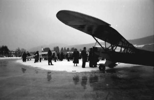 Titisee: Flugzeug auf dem Titisee