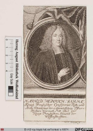 Bildnis Arnold Heinrich Sahme