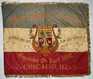 Fahne Schleswig Holsteiner Sängerbundes Chicago