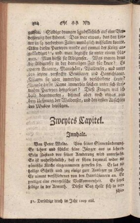 Zweytes Capitel.