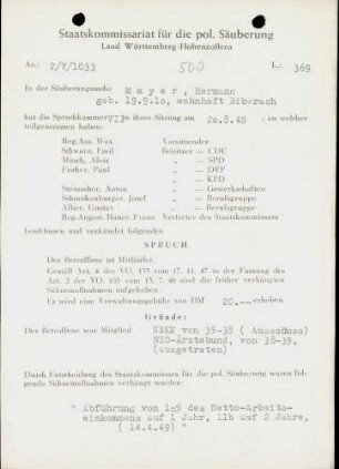 Mayer, Hermann