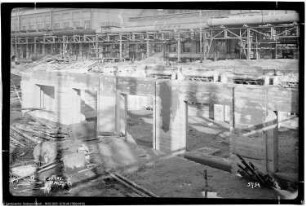 Bau Me 282a Maschinenraum und Lager