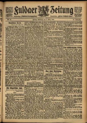 Ausgabe vom Mittwoch, den 08. März 1905.