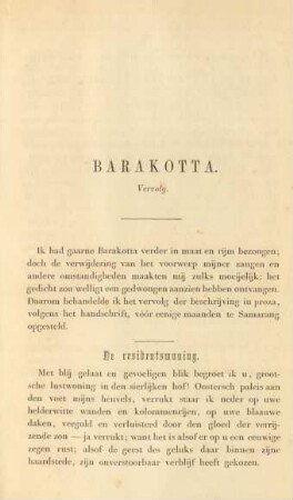 Barakotta. vervolg