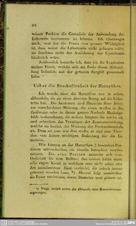 Ueber die Beschaffenheit der Harnröhre