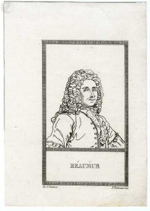 PortraitseriePortrait des René-Antoine Ferchault de Réaumur - Réaumur, Porträt