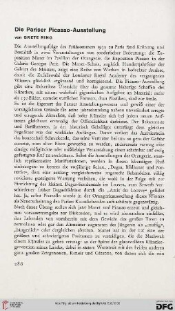 Die Pariser Picasso-Ausstellung