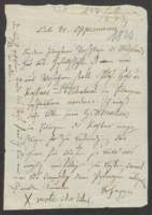 Brief von David Heinrich Hoppe an Christian Heinrich Oppermann