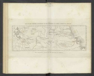 Map of the country traversed by the Spaniards on thier march to Mexico