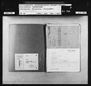 Osiander'sche Buchhandlung Julie Gastl, Tübingen: Antrag auf Verlagswiederöffnung