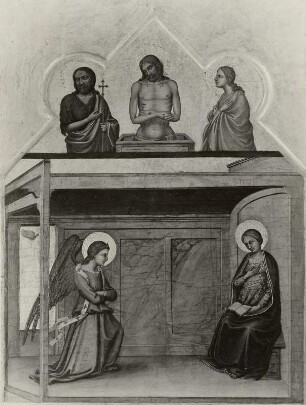 Verkündigung an Maria & Christus als Schmerzensmann mit Johannes dem Täufer und Magdalena