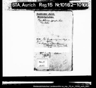 Die Gesuche aus Campen, Rysum und Loquard um die Anstellung eines Arztes