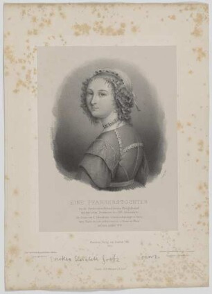 Bildnis der Dorothea Elisabeth Götz