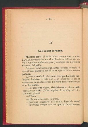 III La voz del corazón.