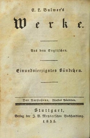 Der Verstossene : ein Roman, 5