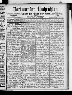 Dortmunder Nachrichten. 1888-1889