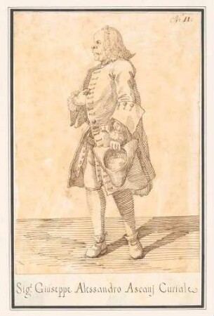Signor Giuseppe Alessandro Ascani, Curiale (Giuseppe Alessandro Ascani, Rechtsanwalt)