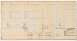 Reichsluftfahrtministerium, Berlin: Fassadenschnitt/-ansicht V2/V4 1:20