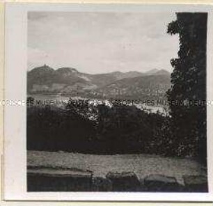 Honnef, Vom Rolandsbogen, Blick aufs Siebengebirge