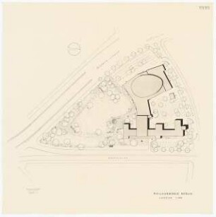 Philharmonie, Berlin-Wilmersdorf: Lageplan