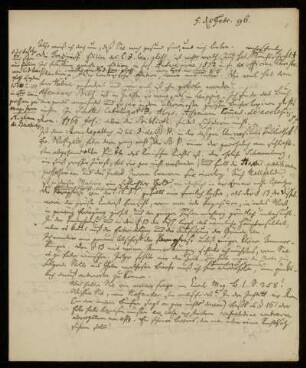 8: Brief von Johann Christoph Koch an Gustav Hugo, Gießen, 6.2.1796